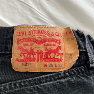 Levi 501’s Black